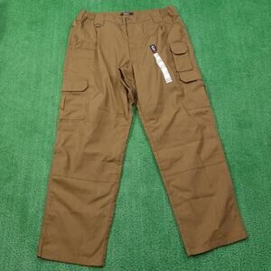 New! 5.11 Tactical Pants Mens 40X32 Brown Taclite Pro Tactical Cargo Regular Fit